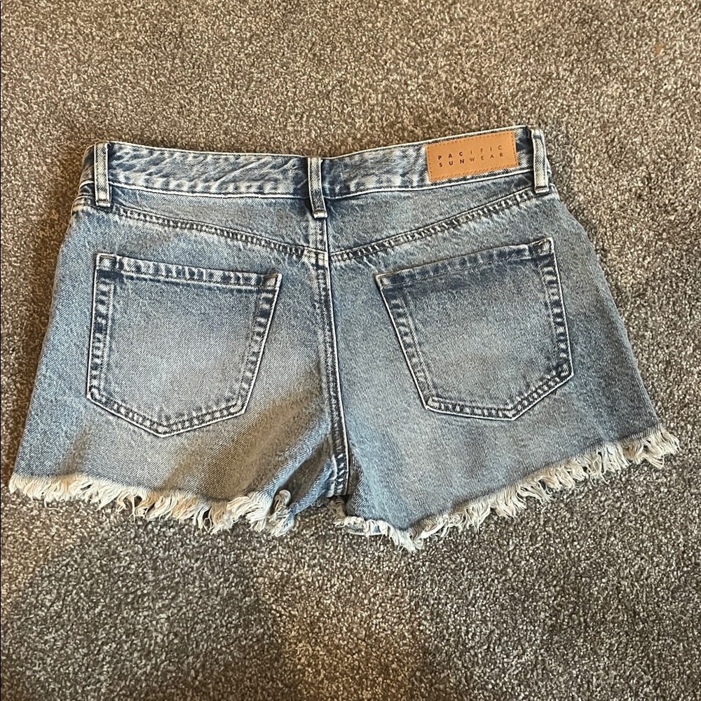 PacSun Light Blue Jean Shorts - Picture 3 of 5